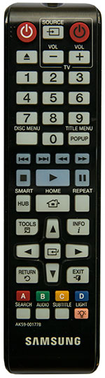 Samsung BD-H6500 Remote