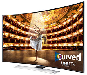 Samsung HU9000 Curved UHD 4K TV 