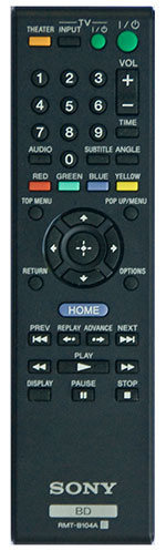 Sony BDP-S560 Remote