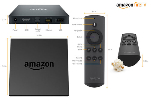 Amazon Fire TV Dimensions