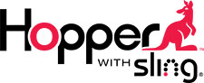 Hopper with Sling Logo