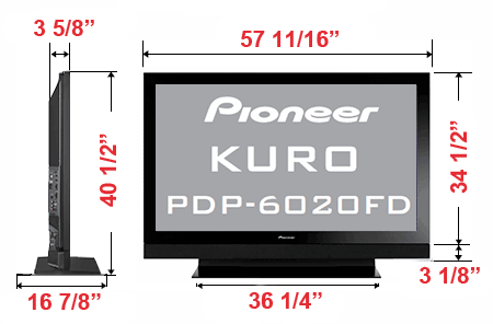 Pioneer KURO PDP-6020FD
