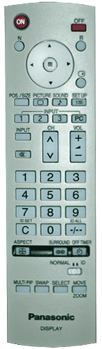 Panasonic TH-42PH10UK Remote