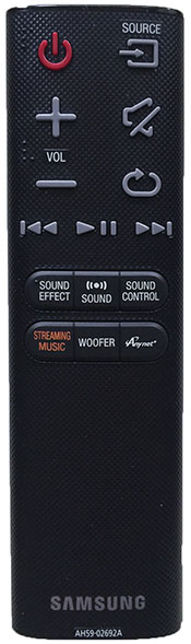 Samsung HW-J8500 Sound Bar Remote