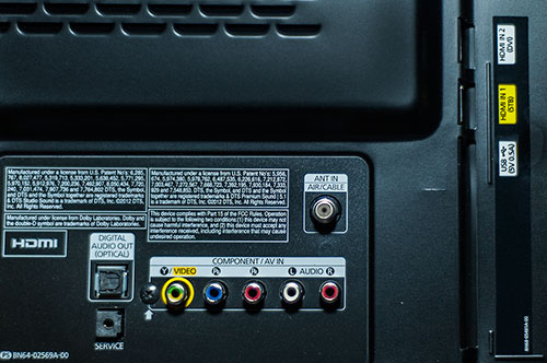 Samsung PN60F5300 Back Panel