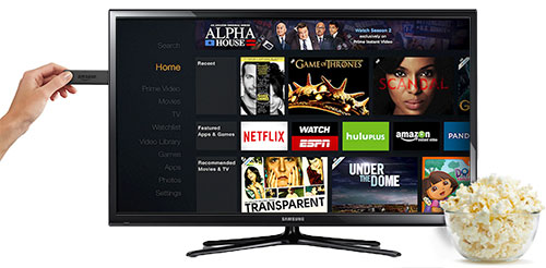 Samsung with Amazon Fire TV Stick