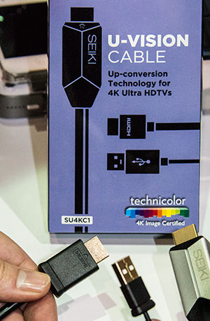 Seiki U-VISION HDMI cable