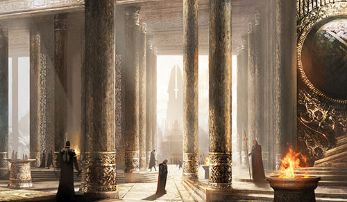 Coronation Chamber on Asgard - Artist Rendering 