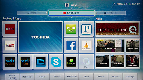 Toshiba-L7300U Cloud TV Contents