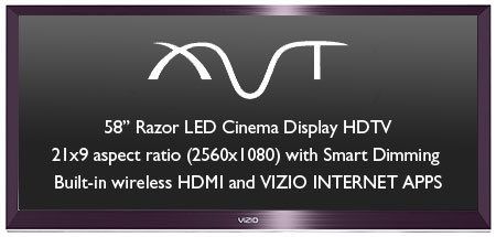 VIZIO's XVTPRO580CD HDTV